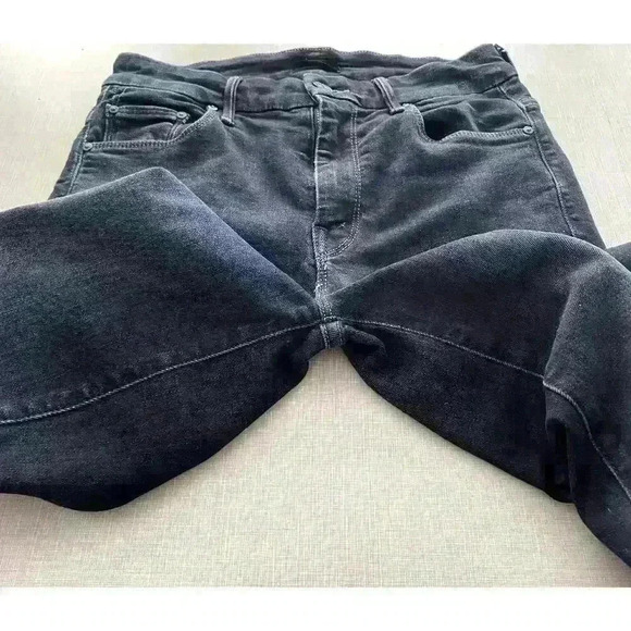 Mother Sz 24 The Looker Ankle Fray Jeans Last Call Skinny High Rise Stretch - Picture 5 of 14